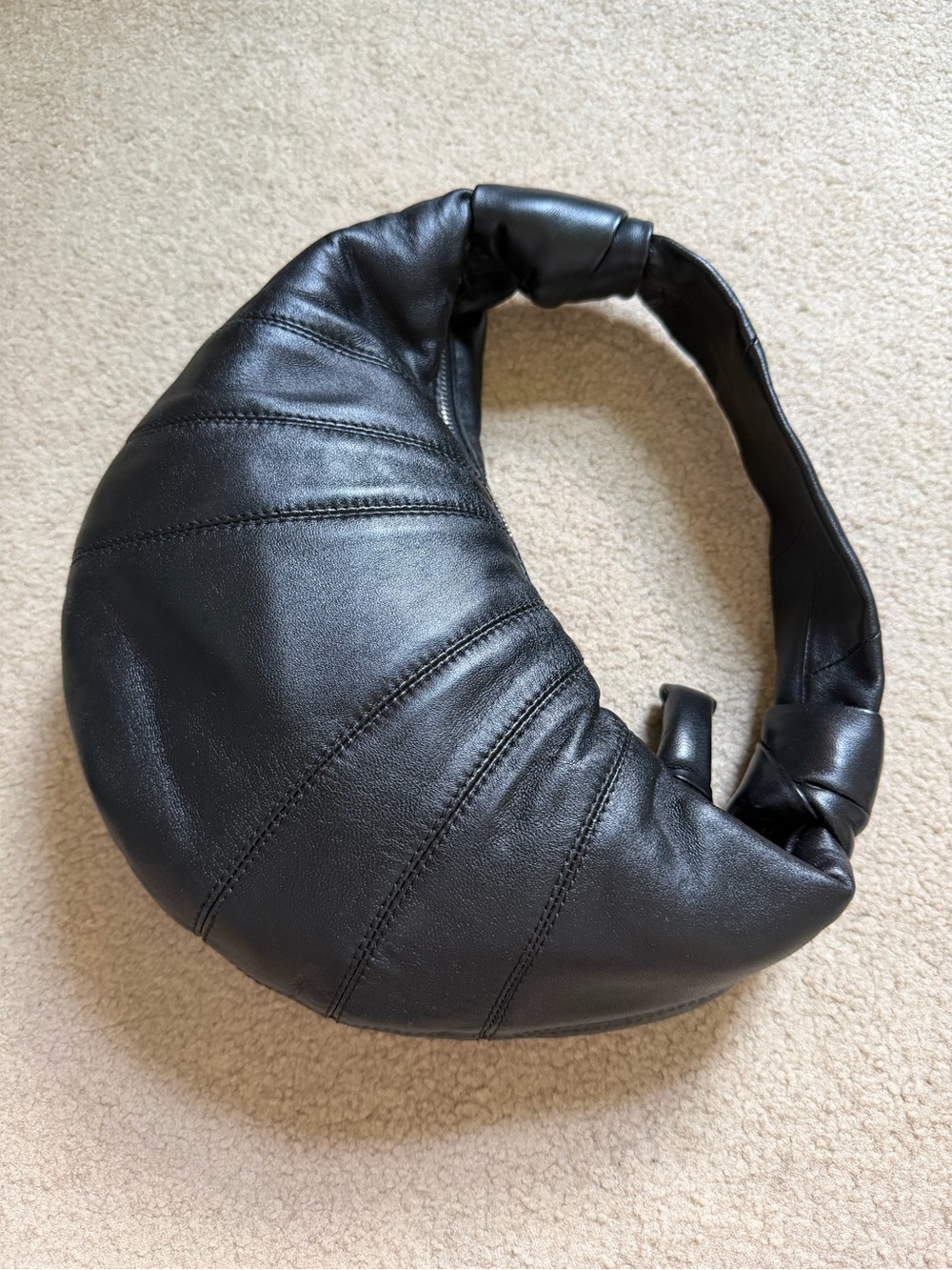 Lemaire Black Croissant Bag